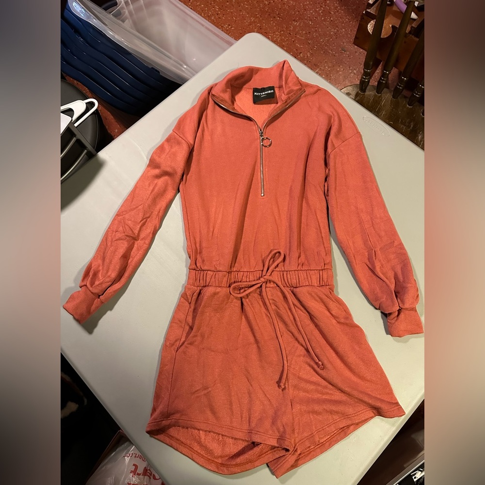 Kittenish Key West Brick Romper